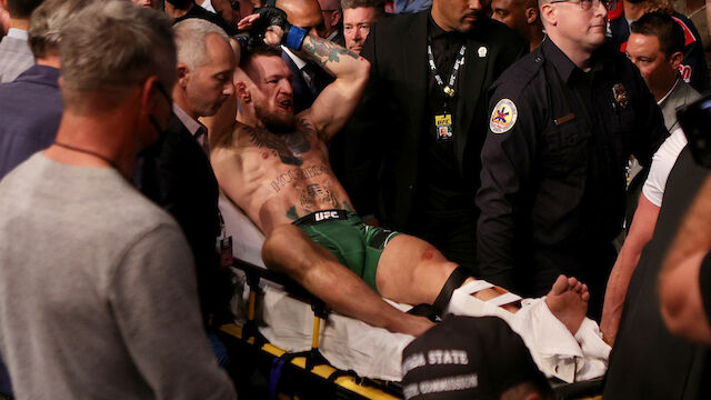 McGregor verliert bei UFC 264 nach Knöchelbruch
