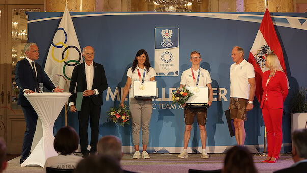 ÖOC-Medaillengewinner in Wiener Hofburg geehrt