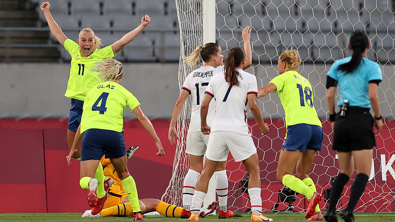 picture Großbritannien Olympia Fußball https www laola1 at de red sport mix olympia 2020 ballsport fussball olympia fussball us damen verlieren gegen angstgegner schweden