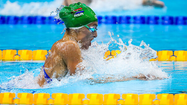 1. Einzel-Weltrekord bei Schwimmen-Bewerben