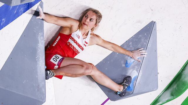 Jessica Pilz verpasst Medaille im Klettern knapp