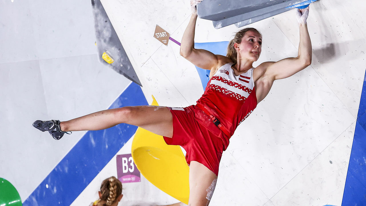 Olympia, Klettern Jessica Pilz als QualiSechste im Finale