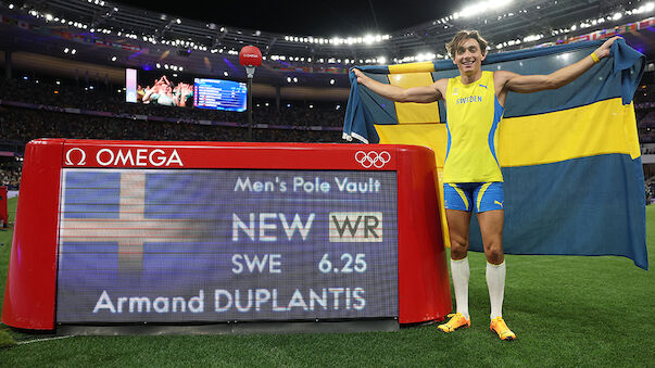 Mit Weltrekord: Duplantis fliegt zu Stabhochsprung-Gold