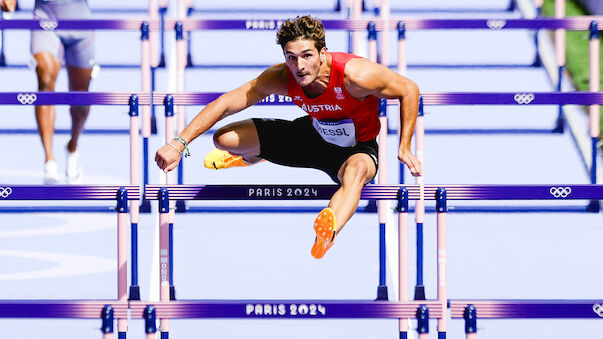 Hürdensprinter Enzo Diessl muss in den Hoffnungslauf