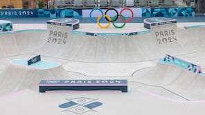 Bitte warten! Olympia-Skateboarder Opfer des Regens