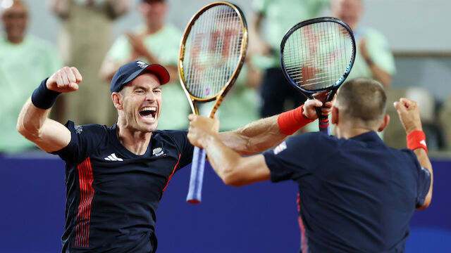 Noch kein Karriereende: Murray steht im Doppel-Viertelfinale