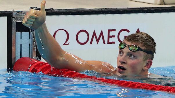 Engländer schafft ersten Schwimm-Weltrekord in Rio