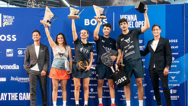 Topgesetzte Duos sichern sich Titel bei Vienna Padel Open