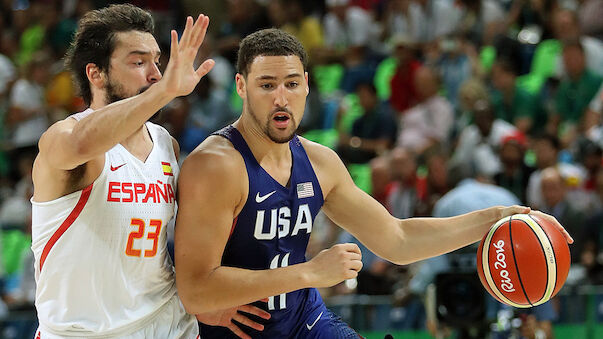 US-Basketballer nach Sieg gegen Spanien im Finale