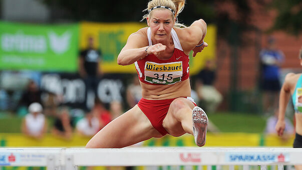 Beate Schrott in Hürden-Vorlauf ohne Chance