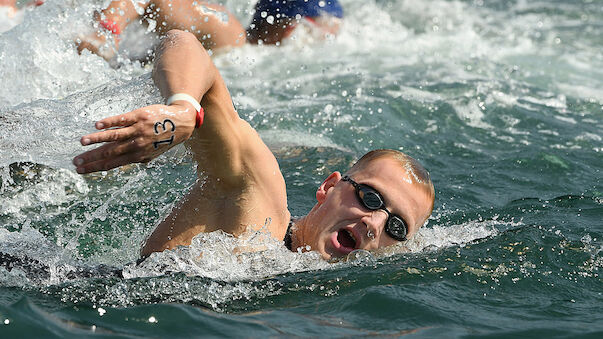 Niederländer gewinnt 10km-Schwimmen im Foto-Finish