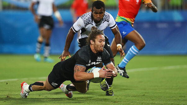 Rugby-Goldfavorit Neuseeland im Viertelfinale out