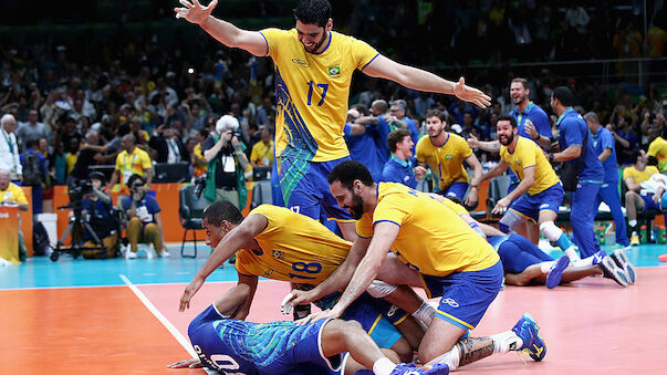  Brasilien jubelt über Volleyball-Gold