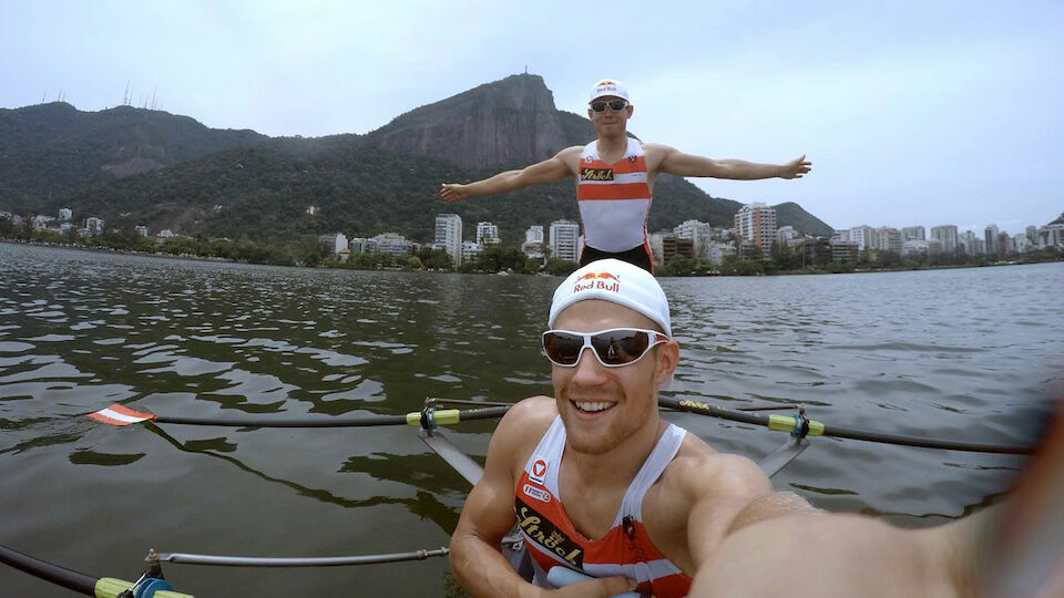 Sieber-Brüder machen Lokalaugenschein der olympischen Ruder-Strecke in Rio