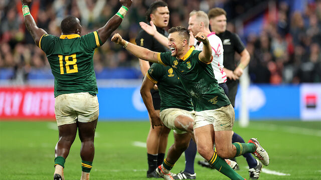 Südafrika gewinnt in spannendem Finale den 4. Rugby-WM-Titel