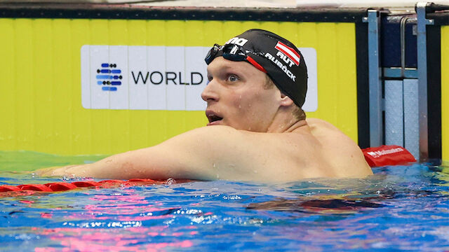 Felix Auböck verpasst WM-Medaille über 400 m Kraul deutlich