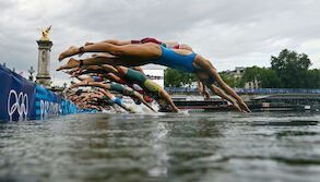 Freiwasser-Schwimmer trainierten in 