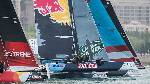 Red Bull Sailing Team beim Finale auf Platz 2