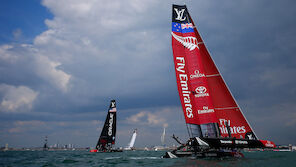 Emirates Team kentert beim America's Cup