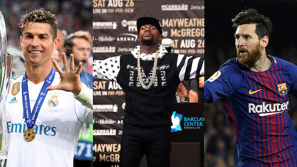 Bestbezahlte Sportler: Mayweather an der Spitze