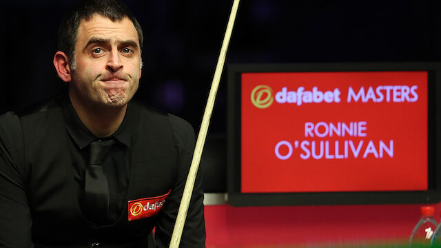 Snooker: O'Sullivan mit 43 Jahren wieder Nr. 1