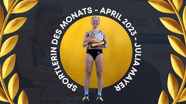 Läuferin Julia Mayer ist Sportlerin des Monats April