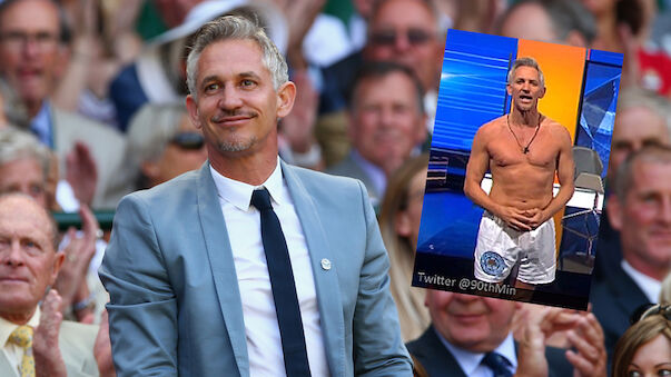 Gary Lineker moderiert in Unterhosen