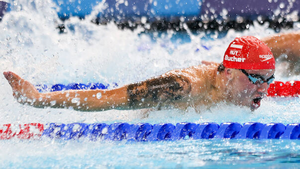 Bucher schwimmt über 100 m Delfin ins Semifinale 