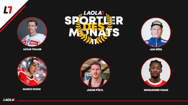 Jetzt abstimmen: Wer ist dein Sportler des Monats November?