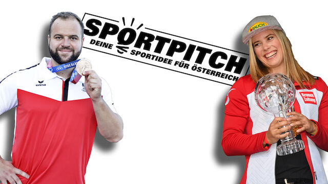 Liensberger und Weißhaidinger als Sportpitch-Fans