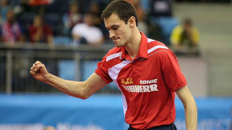 Tischtennis-WM: Stefan Fegerl nach Zittersieg in 3. Runde