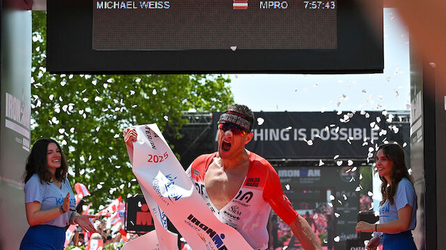 Ironman: Österreicher Weiss nur von Deutschem geschlagen