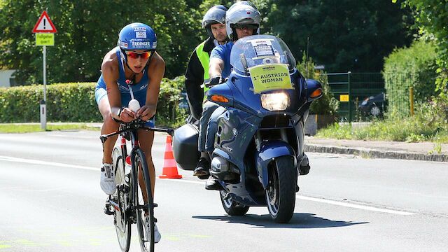 Wieder Sportlerin beim Radtraining angefahren