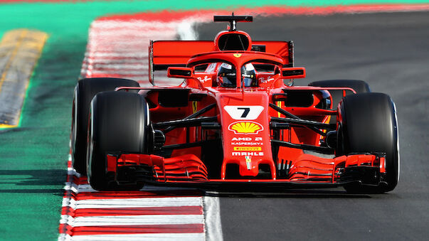 Kimi Räikkönen fährt letzte Test-Bestzeit