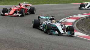 Hamilton triumphiert in China