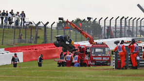 Böser Crash im 3. Training