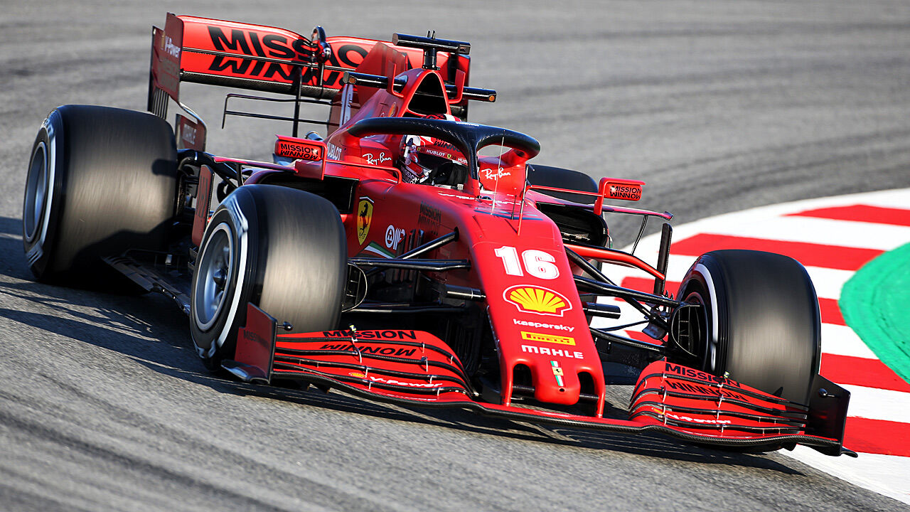 Formel 1: Charles Leclerc fährt mit neuem Ferrari durch ...