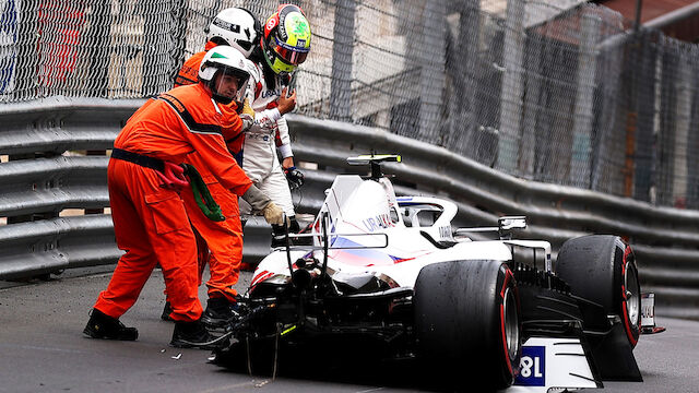 Schumacher-Crash in Monaco, Verstappen voran