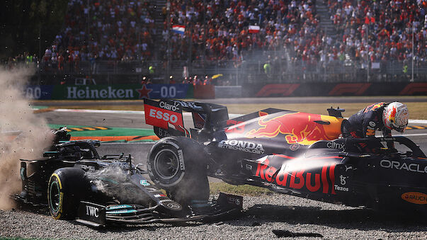 Hamilton und Verstappen crashen wieder!