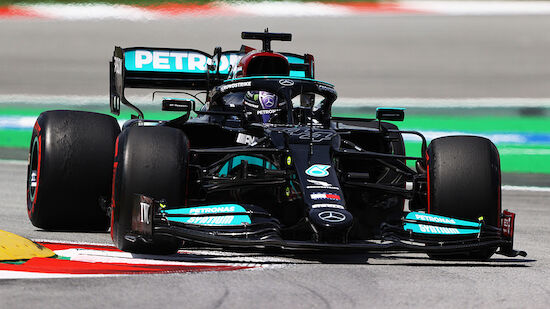 Hamilton setzt Tagesbestzeit in Spanien