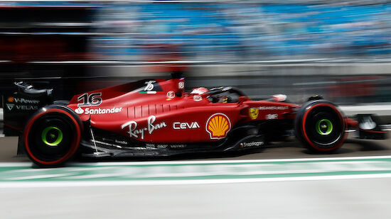 Leclerc setzt 1. Miami-Bestzeit - Bottas fliegt ab