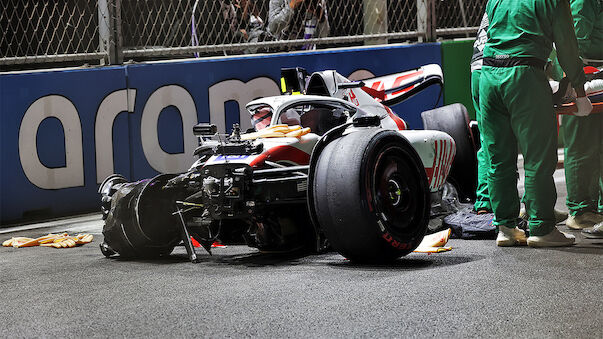 Heftiger Crash von Schumacher im Jeddah-Qualifying