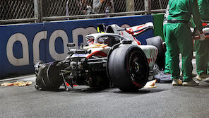 Heftiger Crash von Schumacher im Jeddah-Qualifying