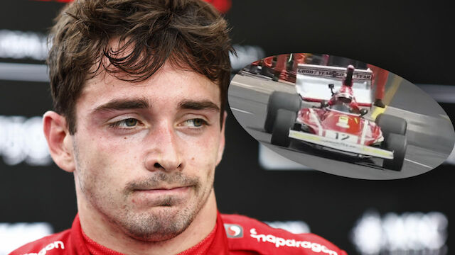 Leclerc crasht alten Niki-Lauda-Ferrari in Monaco