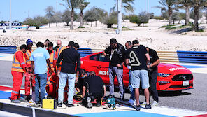 Loser Kanaldeckel bremst F1-Tests in Bahrain aus