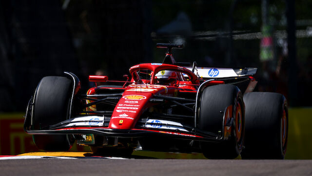 Leclerc bleibt auch im zweiten Imola-Training Schnellster