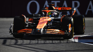 Auch McLaren mit Sonderlackierung in Singapur