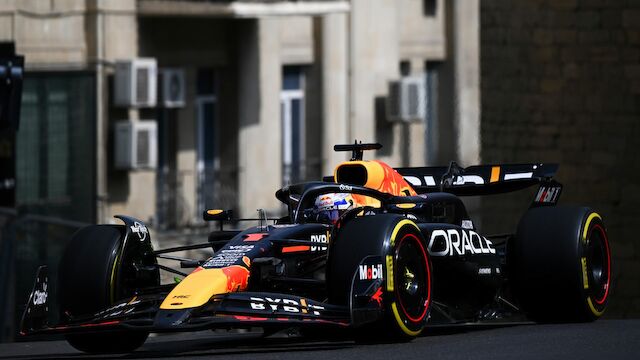 Erste Bestzeit für Verstappen bei Rot-Festival in Baku