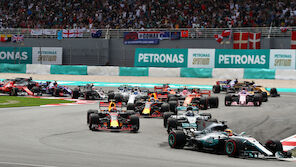 Formel 1: Vorerst kein Comeback für Malaysia-Grand-Prix