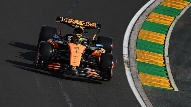 Norris-Bestzeit und Rookie-Crash im 1. Melbourne-Training